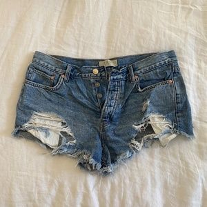 Free People Denim Shorts